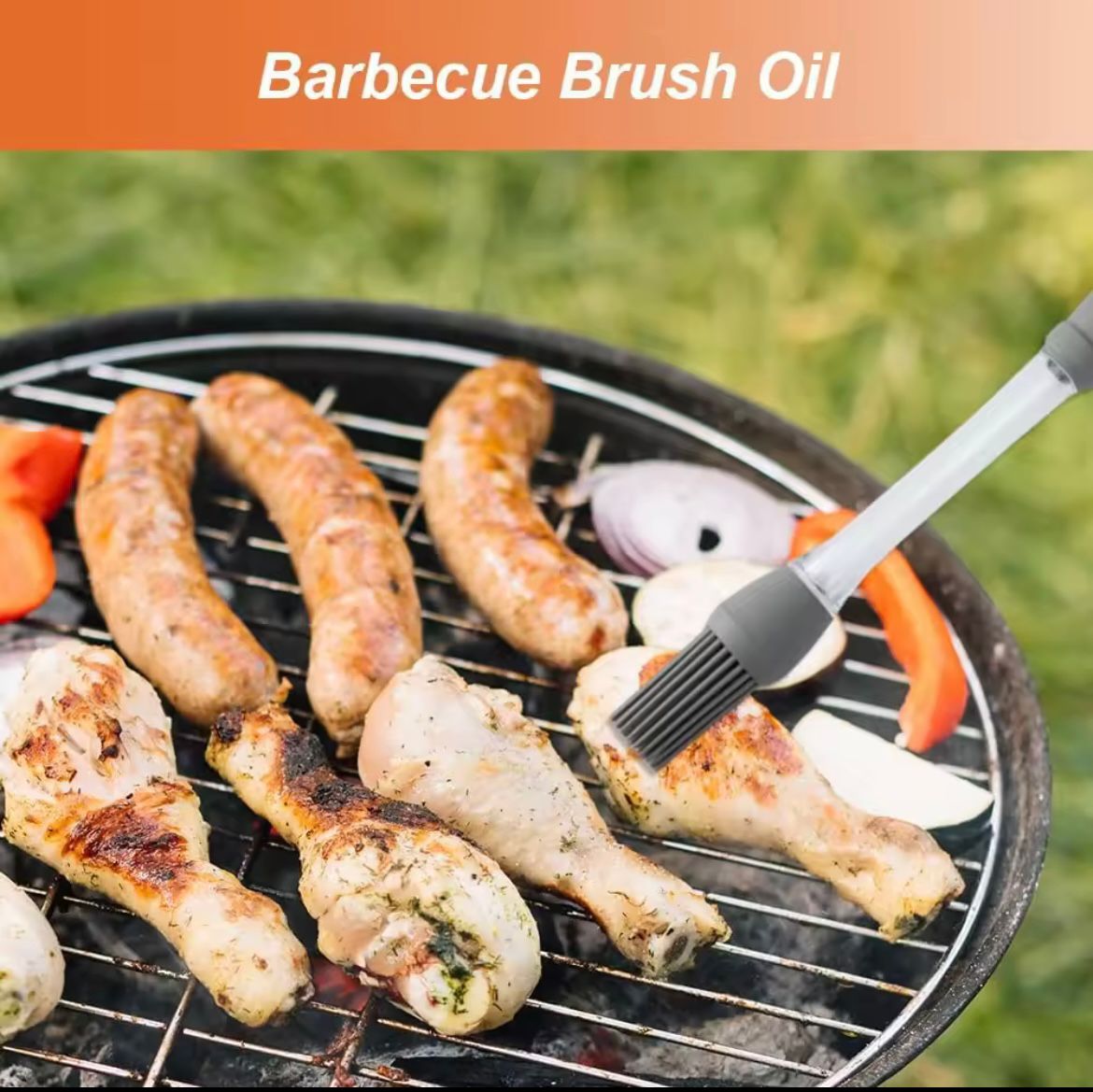 Multi purpose silicone oil brush