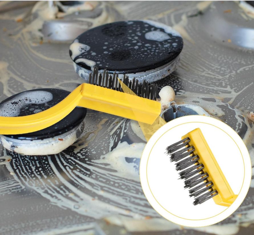 Essential 3-Piece stove Cleaning Tool Set - Scraper & Brushes