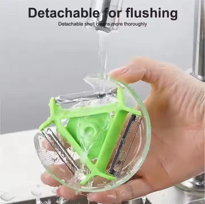 Three in-one stainless steel peeler