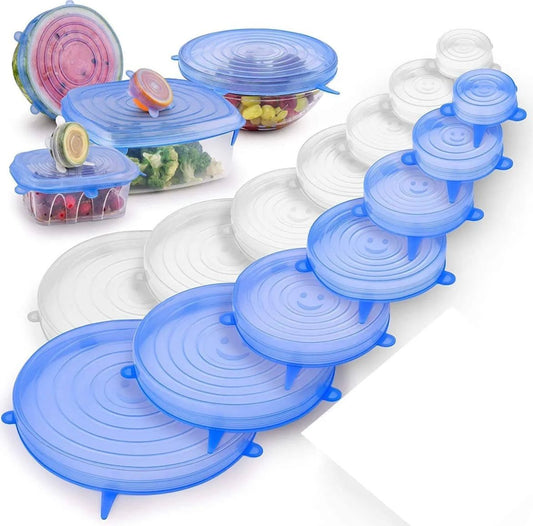 Stretch & Seal Silicone Lids - Eco-Friendly Food Storage