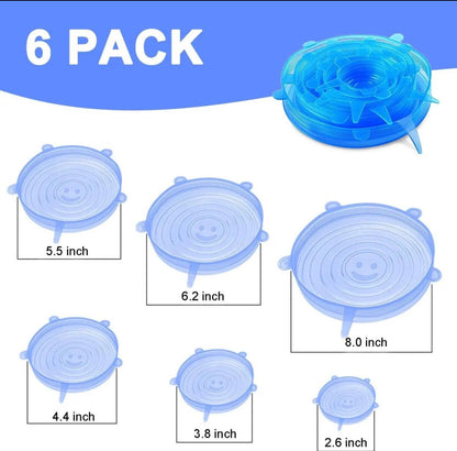 Stretch & Seal Silicone Lids - Eco-Friendly Food Storage