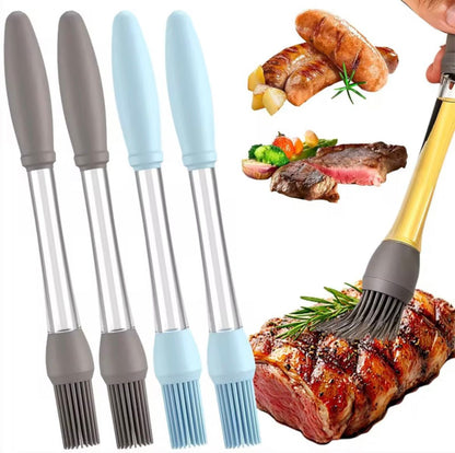 Multi purpose silicone oil brush