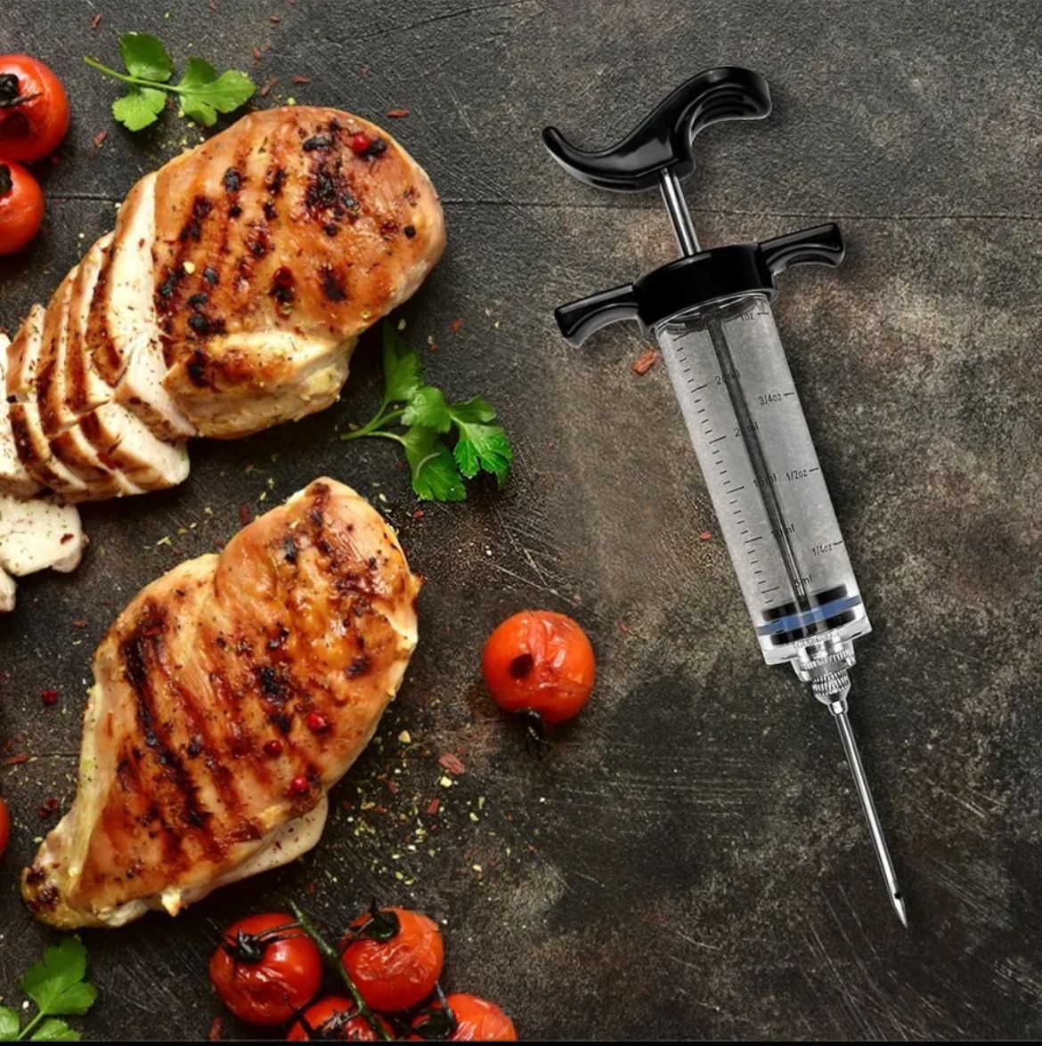 Kitchen Club Professional Meat & Poultry Marinade Injector Kit