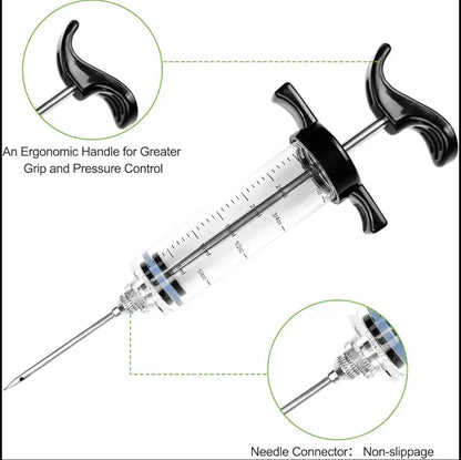 Kitchen Club Professional Meat & Poultry Marinade Injector Kit