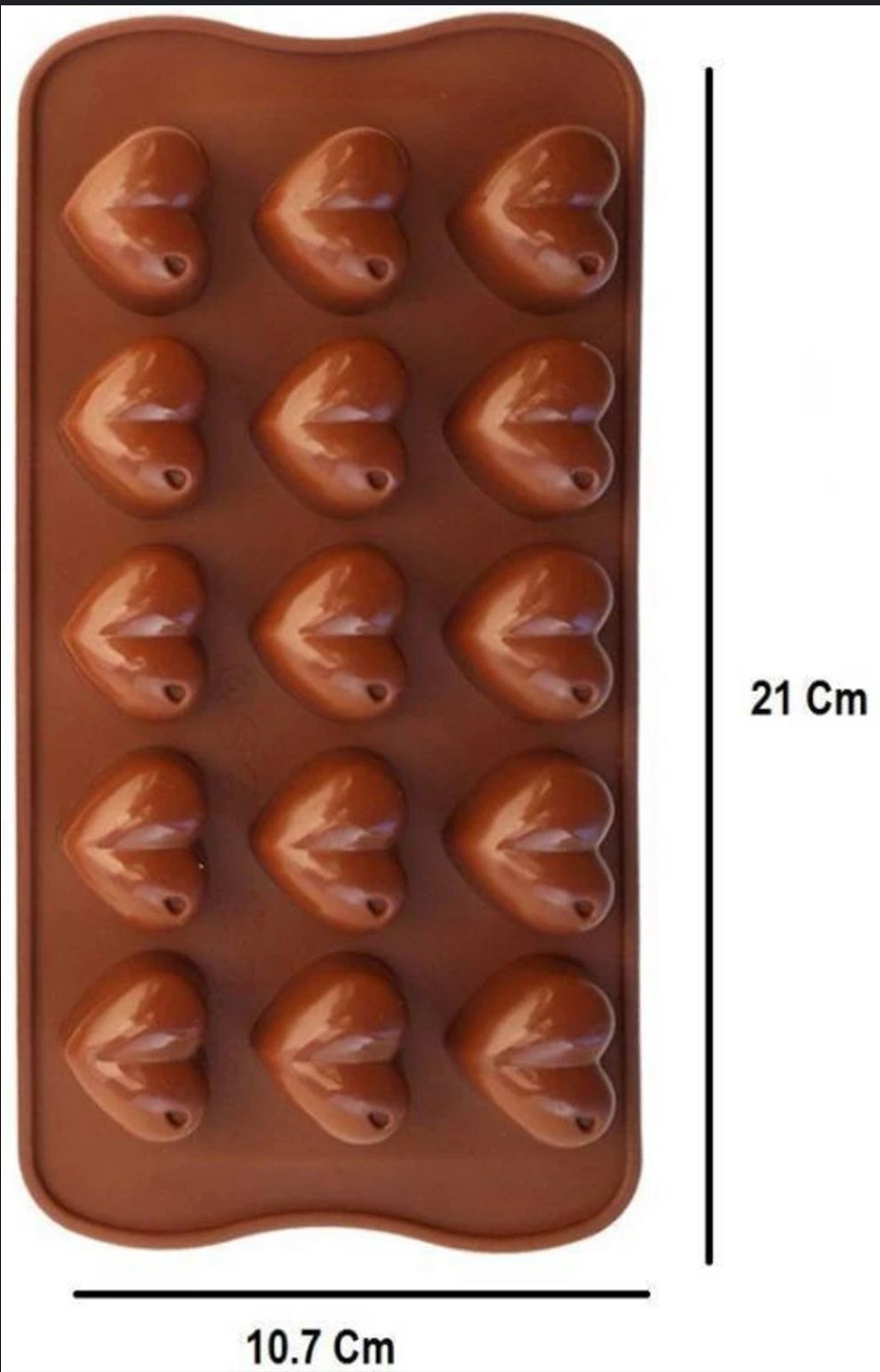 Premium Silicone Chocolate & Candy Mold - Heart & Assorted Fun Shapes