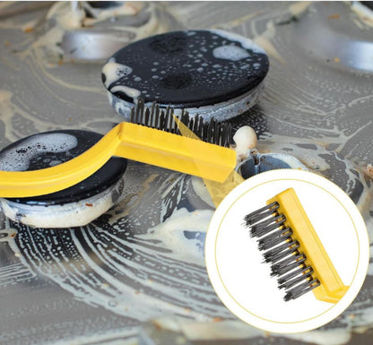 Essential 3-Piece stove Cleaning Tool Set - Scraper & Brushes