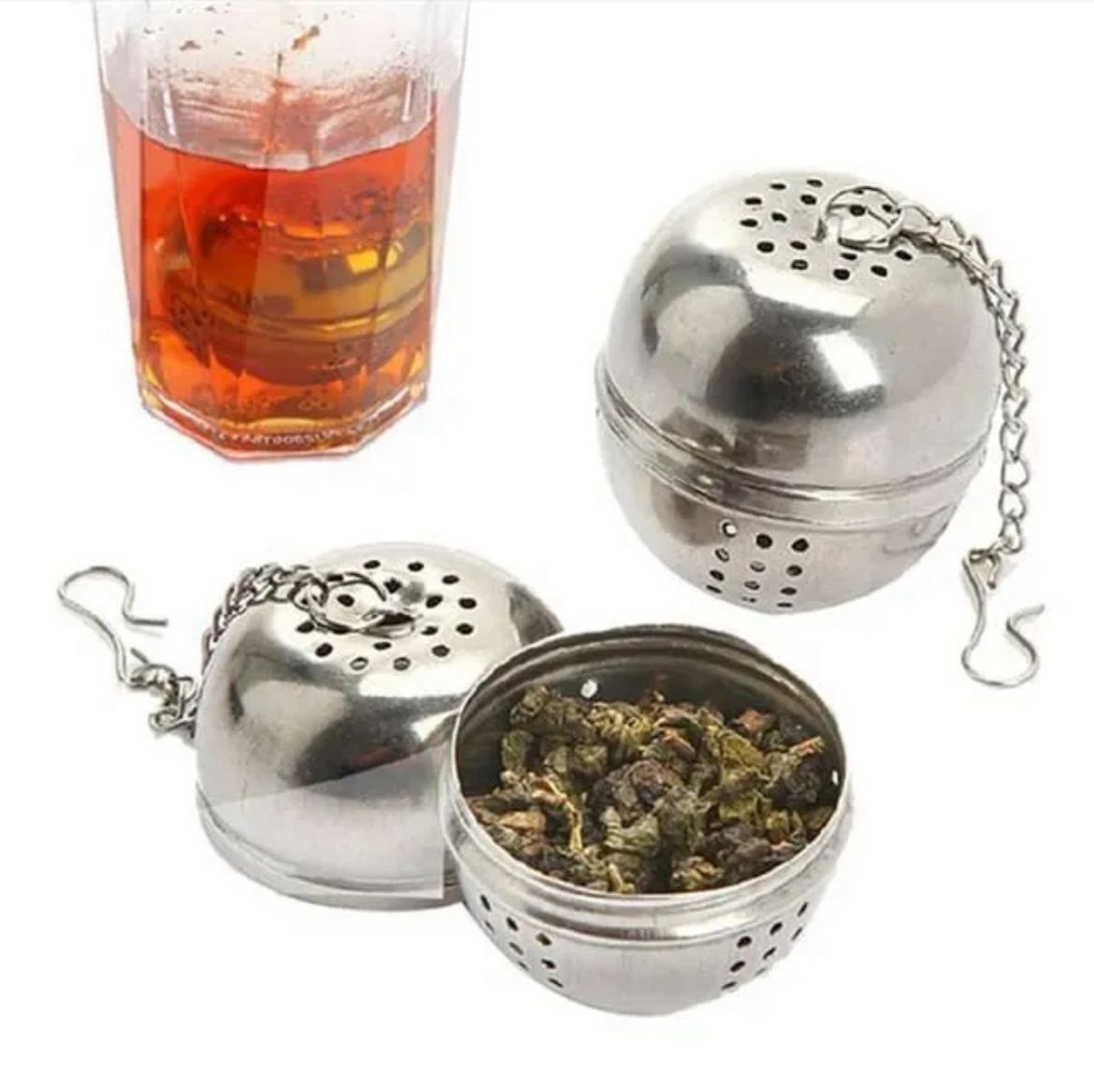 Premium Stainless Steel Mesh Tea Ball Infuser for Loose Leaf Tea